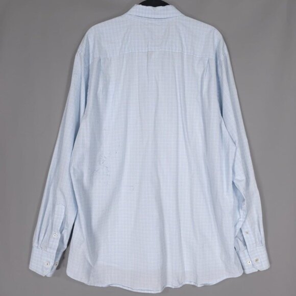 SOUTHERN TIDE Men's Shirt‎ LARGE Classic Fit Blue Plaid Button Down - Picture 3 of 9